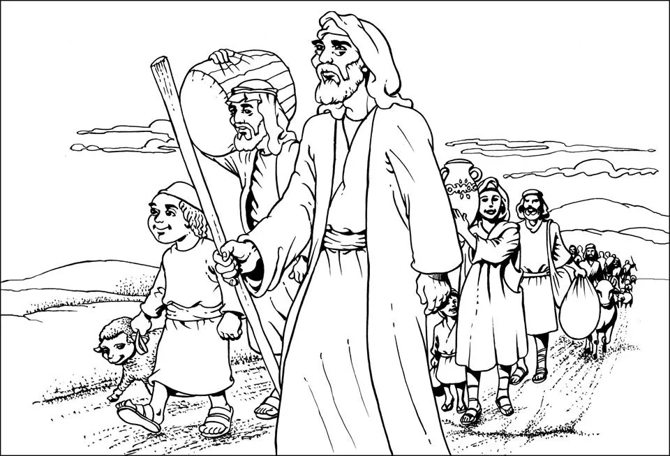 Dibujos de Abraham para colorear ~ Dibujos Cristianos Para Colorear Dibujos de Abraham para colorear ~ Dibujos Cristianos Para Colorear