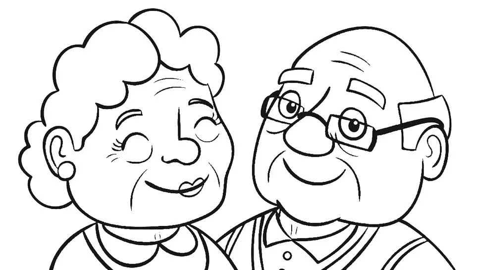 dibujos de la abuela abuelo para colorear 7 – Educación artística dibujos de la abuela abuelo para colorear 7 – Educación artística