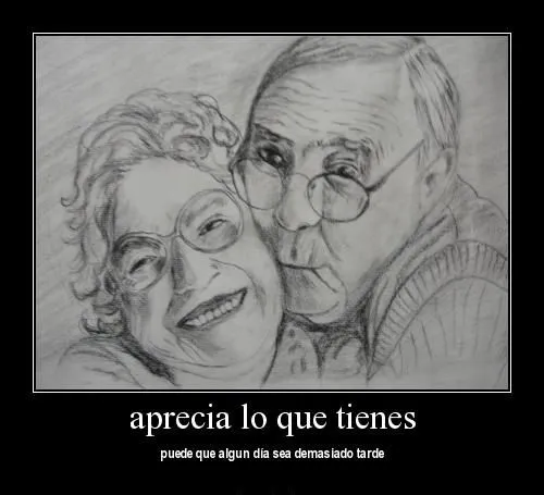 Dibujos de abuelitos tiernos - Imagui
