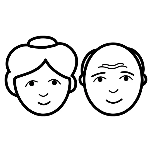 Abuelos dibujos - Imagui