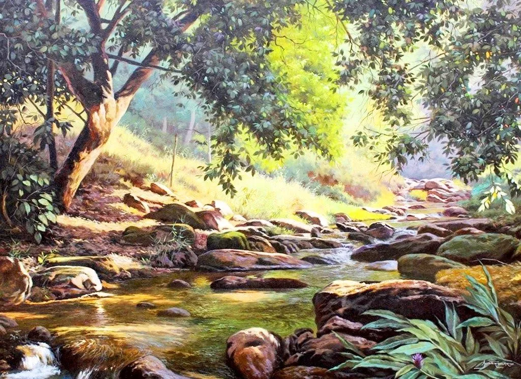 Dibujos con Acrílico Paisajes, Pinturas Fotorealistas Venezolanas ... Dibujos con Acrílico Paisajes, Pinturas Fotorealistas Venezolanas ...