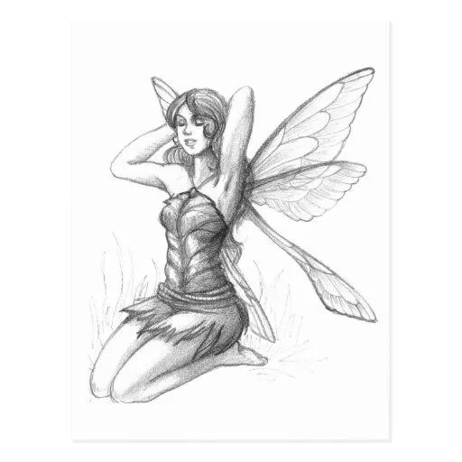 Hada del verano postal de Zazzle.