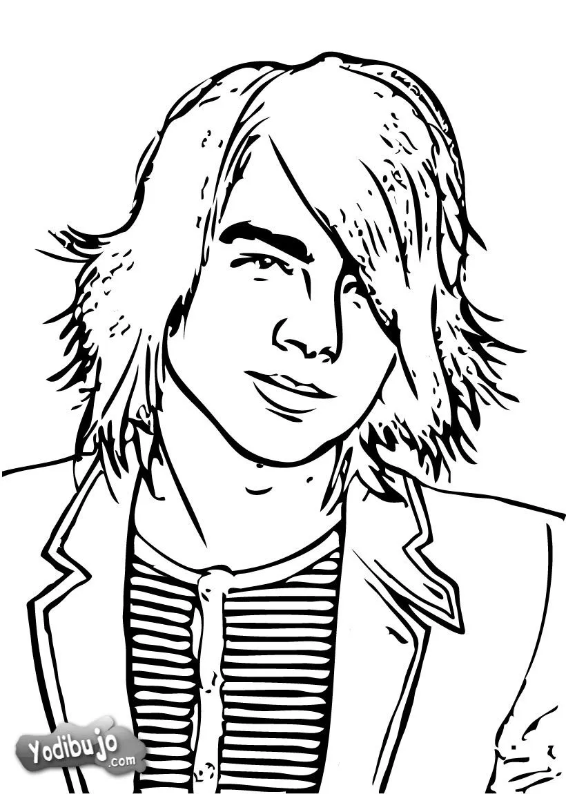 Dibujo de una persona oliendo para colorear - Imagui