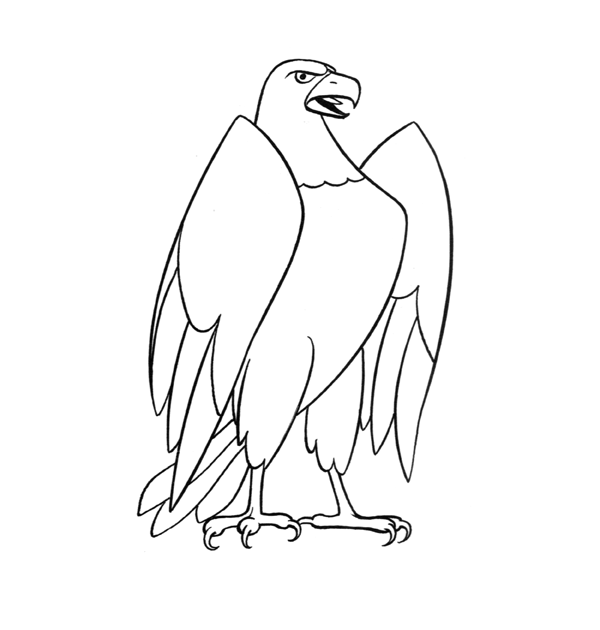 Dibujos de aguilas para dibujar facil - Imagui