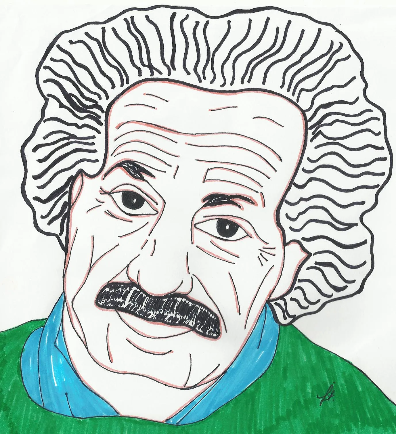 Dibujos Albert Einstein - Imagui