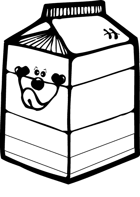 Dibujos para colorear de leches en cajas - Imagui