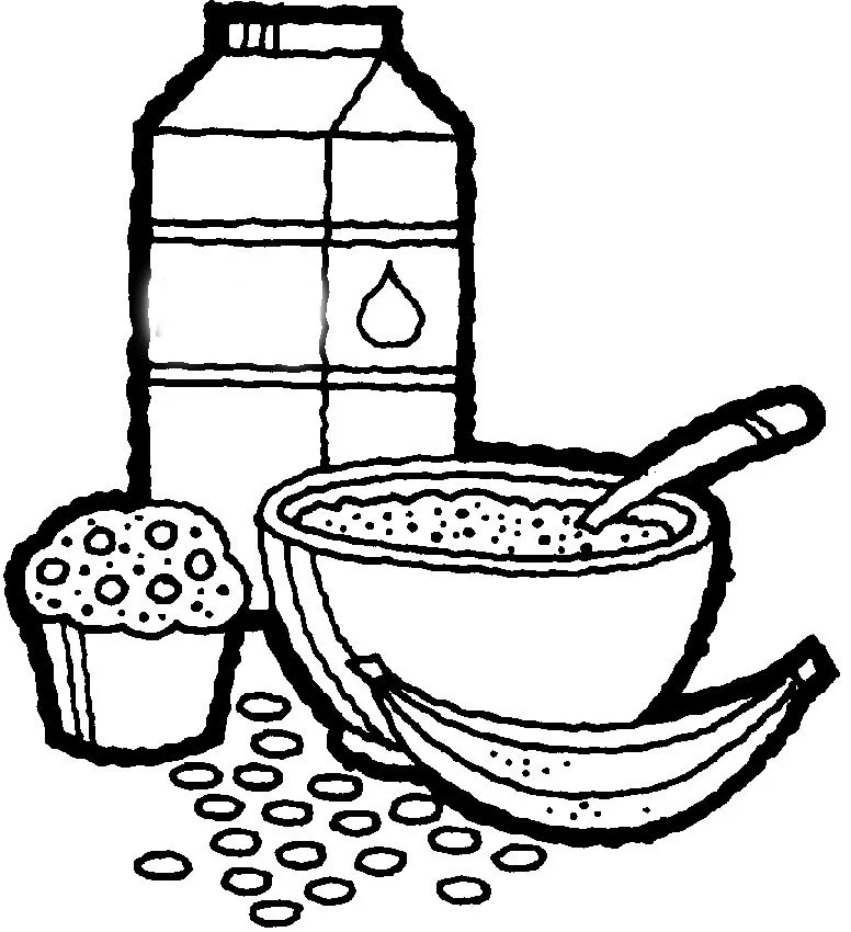Dibujos de alimentos saludables para colorear | Colorear imágenes Dibujos de alimentos saludables para colorear | Colorear imágenes