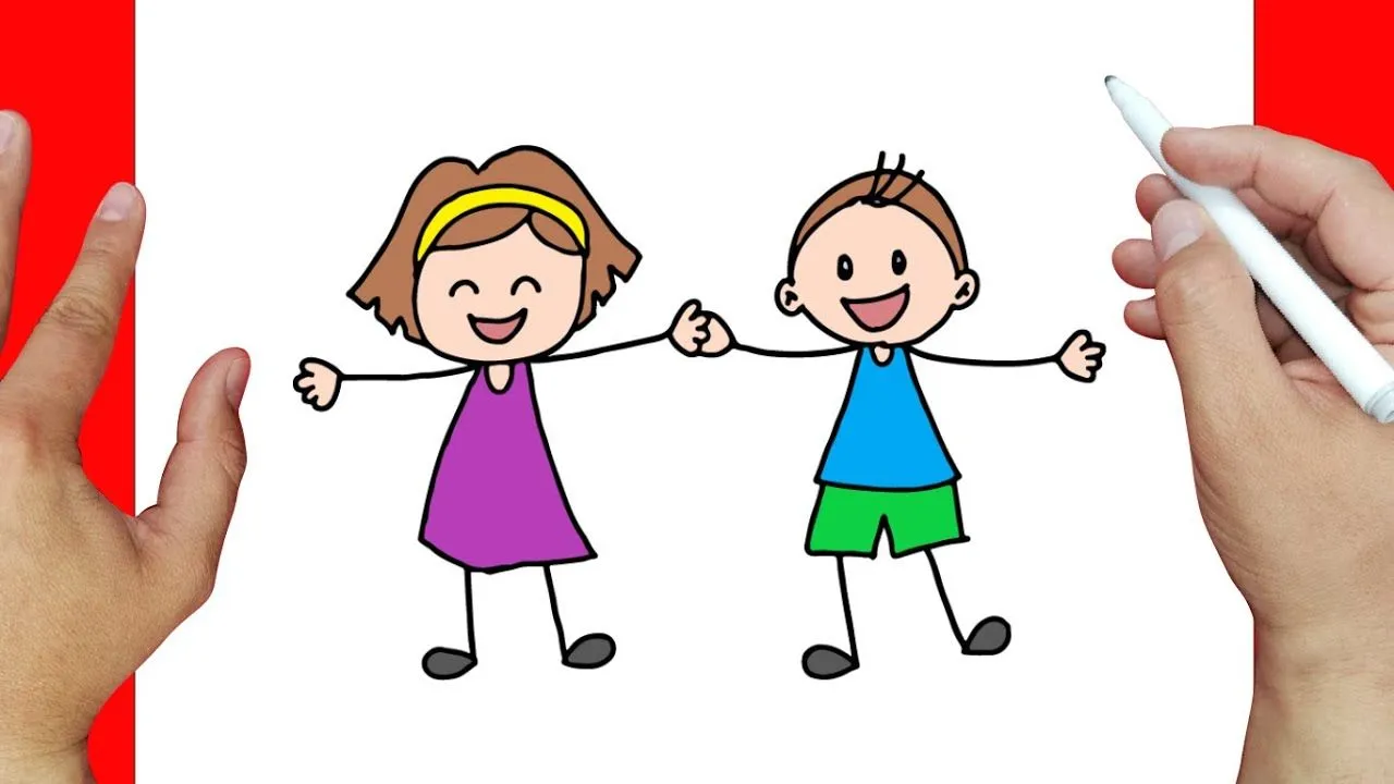 Dibujos de la amistad | Dibujos fáciles - YouTube Dibujos de la amistad | Dibujos fáciles - YouTube