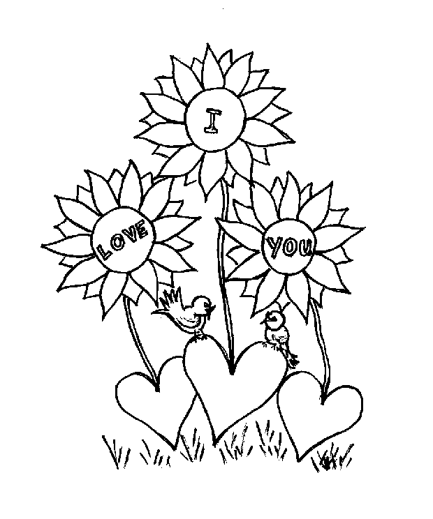 Dibujos de Amor para colorear | Dibujos para Colorear Infantil