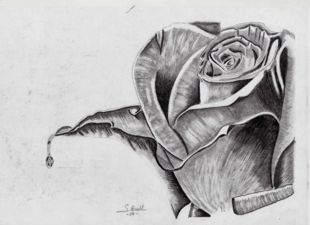 Dibujos de amor: Dibujo de amor a lapiz