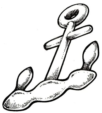 Dibujos de anclas marineras - Imagui