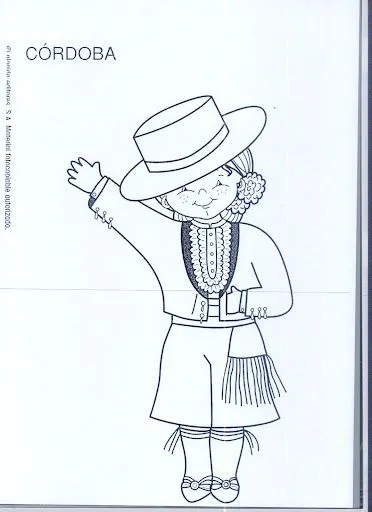 DIBUJOS DE ANDALUCIA Y SUS TRAJES TIPICOS PARA PINTAR DIBUJOS DE ANDALUCIA Y SUS TRAJES TIPICOS PARA PINTAR