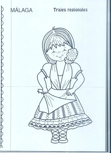 DIBUJOS DE ANDALUCIA Y SUS TRAJES TIPICOS PARA PINTAR DIBUJOS DE ANDALUCIA Y SUS TRAJES TIPICOS PARA PINTAR