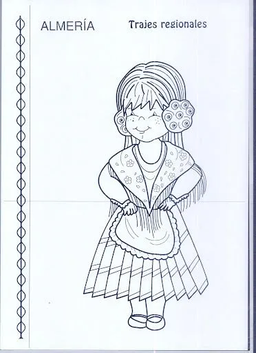 DIBUJOS DE ANDALUCIA Y SUS TRAJES TIPICOS PARA PINTAR DIBUJOS DE ANDALUCIA Y SUS TRAJES TIPICOS PARA PINTAR