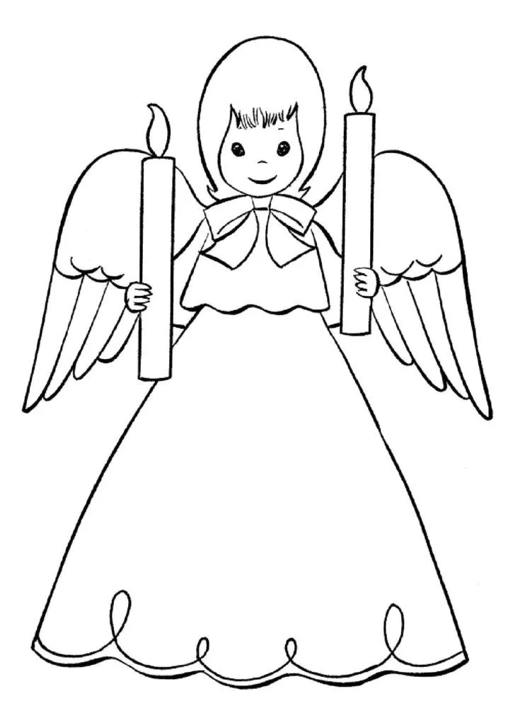 Dibujos de Ángeles para Colorear. Descarga e imprime gratis Dibujos de Ángeles para Colorear. Descarga e imprime gratis