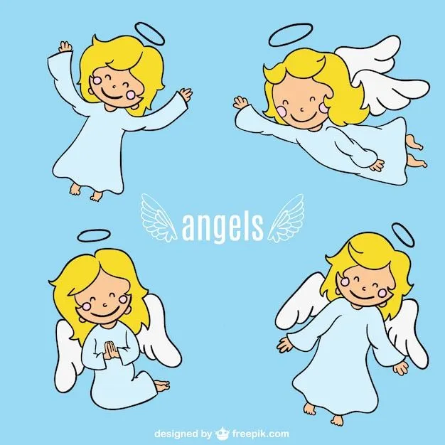Dibujos De Angeles | Fotos y Vectores gratis Dibujos De Angeles | Fotos y Vectores gratis