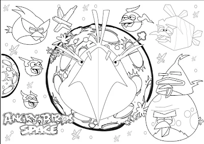 Dibujos de Angry Bird para pintar colorear e imprimir : Más juegos ...