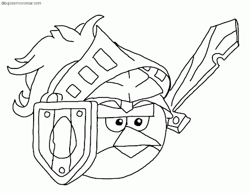 Dibujos de Angry Birds Epic para Colorear Dibujo del Angry Bird ...