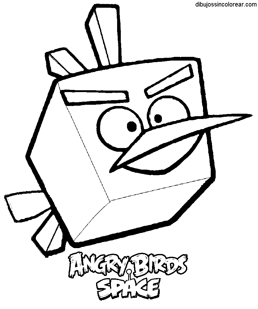 Dibujos de Angry Birds Space para colorear e imprimir - Imagui