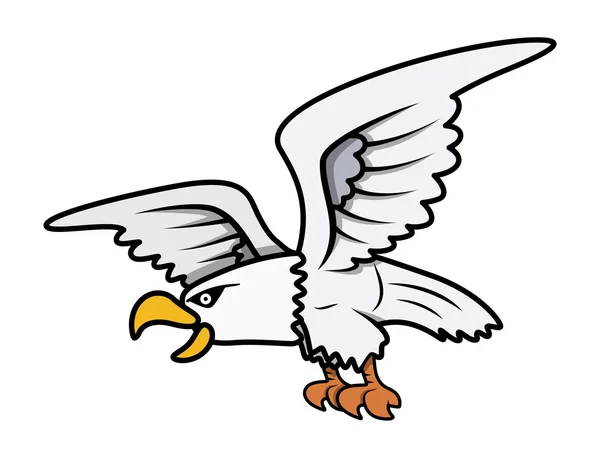 Dibujos animados de águila - ilustración vectorial — Vector stock ...
