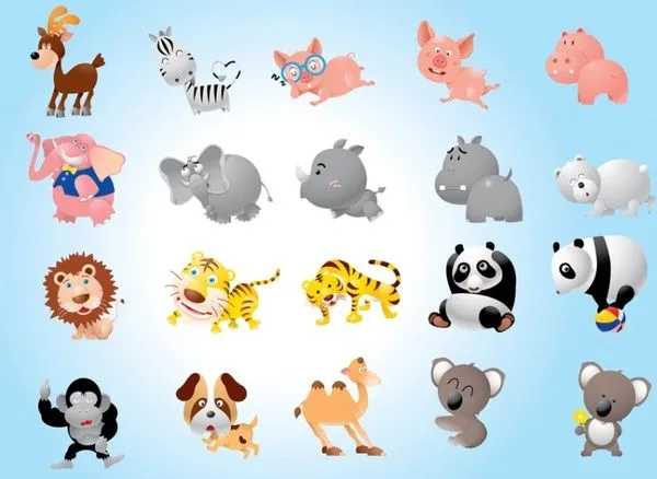 Dibujos de animales Vector de dibujos animados - vectores gratis ...