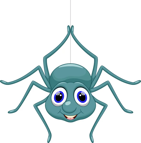 Dibujos animados de araña tarántula lindo — Vector stock ... Dibujos animados de araña tarántula lindo — Vector stock ...