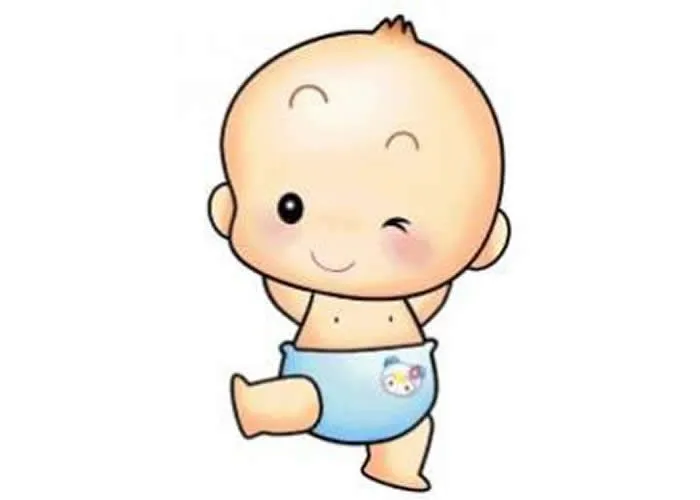 Bebé recien nacido dibujo animado - Imagui