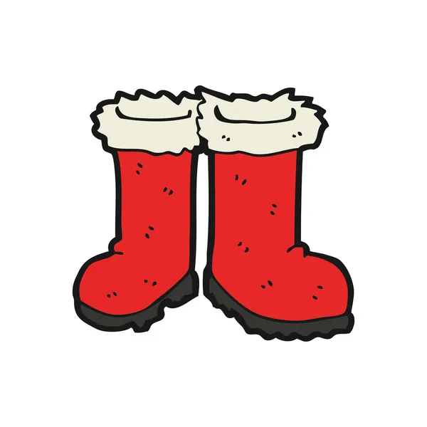 Dibujos animados de botas de Santa claus — Vector stock ... Dibujos animados de botas de Santa claus — Vector stock ...