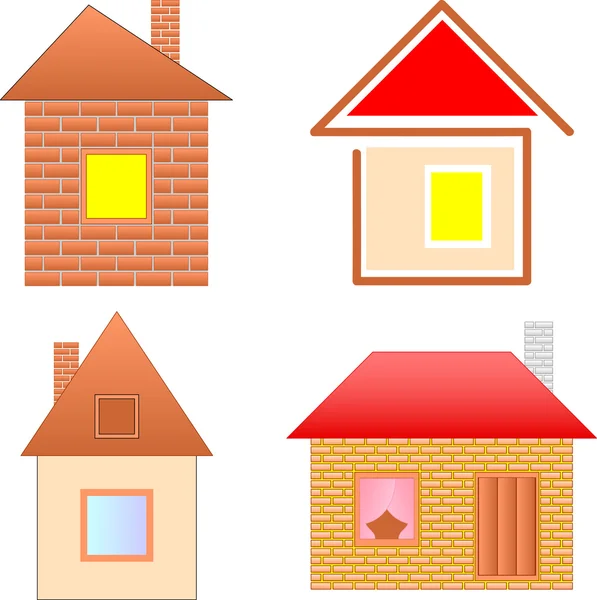 Dibujos animados casas conjunto — Vector stock © DLeonis #4144678 Dibujos animados casas conjunto — Vector stock © DLeonis #4144678