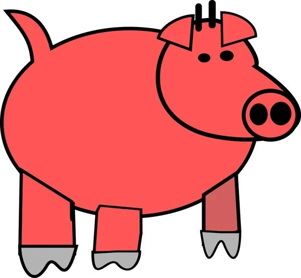 Dibujos animados de cerdo Vector de imágenes prediseñadas ... Dibujos animados de cerdo Vector de imágenes prediseñadas ...