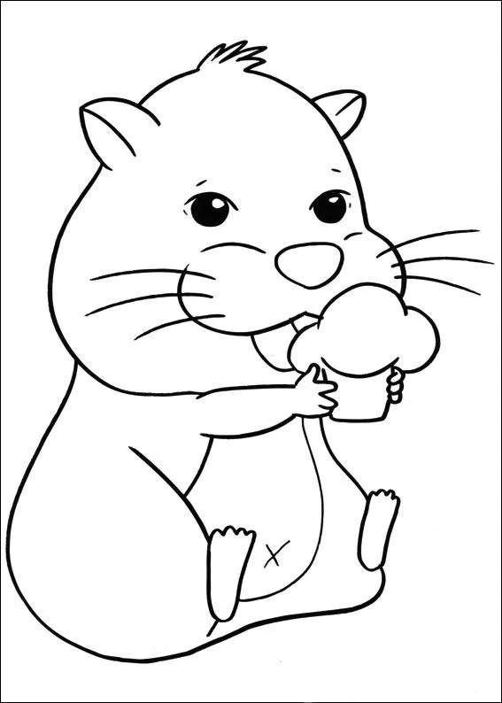 Dibujos de Zhu Zhu Pets para colorear