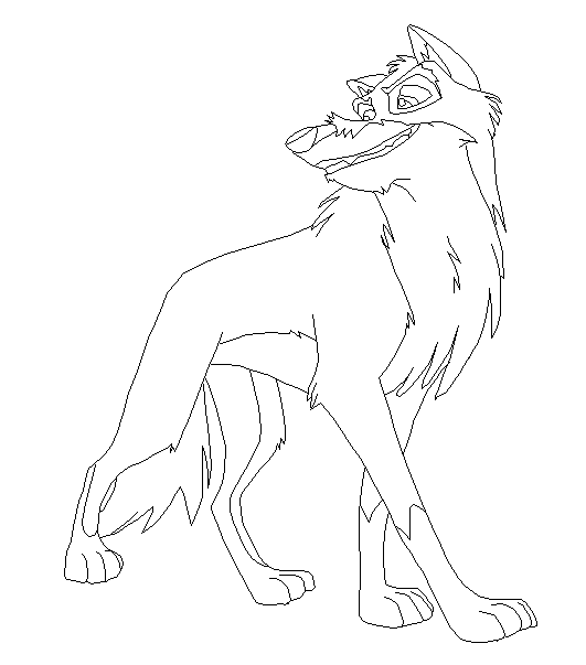 Dibujos animados para colorear: Balto para colorear Dibujos animados para colorear: Balto para colorear