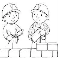 Dibujos Animados: colorear Bob el constructor Dibujos Animados: colorear Bob el constructor