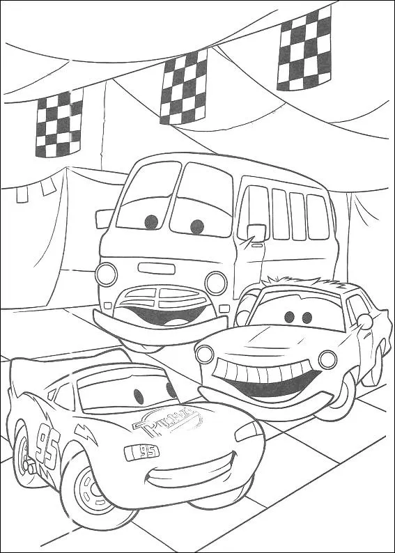 Dibujos animados para colorear: Cars para colorear Dibujos animados para colorear: Cars para colorear