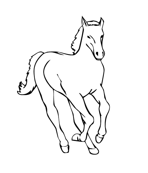 Dibujos de caballos de dibujos animados y facil de hacer - Imagui