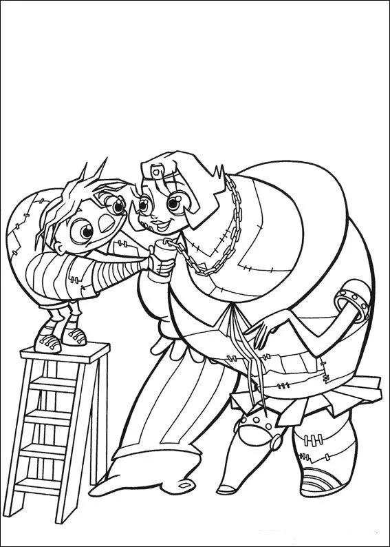 Dibujos animados para colorear: Igor para colorear