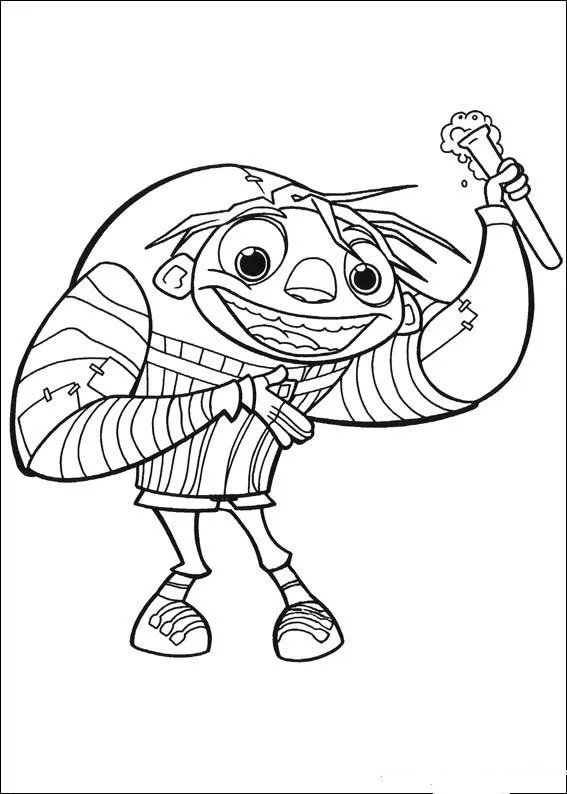 Dibujos animados para colorear: Igor para colorear Dibujos animados para colorear: Igor para colorear