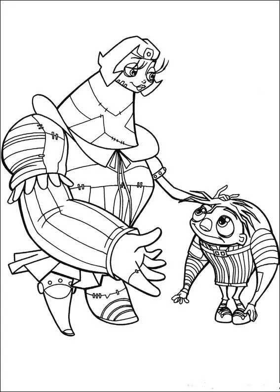 Dibujos animados para colorear: Igor para colorear Dibujos animados para colorear: Igor para colorear