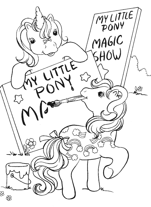 Dibujos animados para colorear: Mi pequeño pony para colorear Dibujos animados para colorear: Mi pequeño pony para colorear