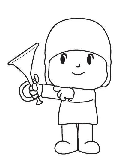 Dibujos animados para colorear: Pocoyo para colorear Dibujos animados para colorear: Pocoyo para colorear