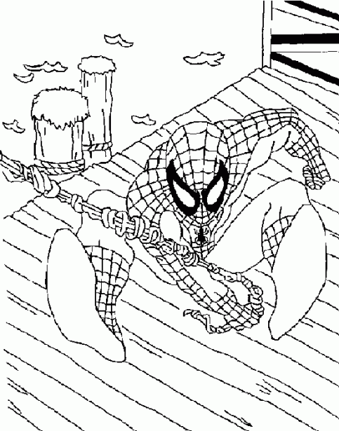 Cultura Infantil: Spiderman para colorear