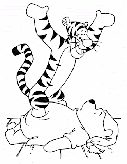 Cultura Infantil: Tigger para colorear