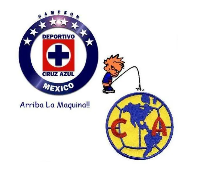 Dibujos animados de cruz azul vs america - Imagui