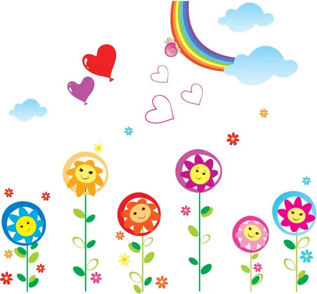 girasol de dibujos animados , dibujos animados etiqueta de la ...