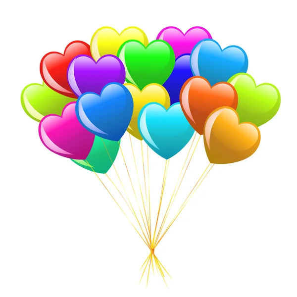 Dibujos animados de los globos de corazón — Foto stock © Rozaliya ... Dibujos animados de los globos de corazón — Foto stock © Rozaliya ...