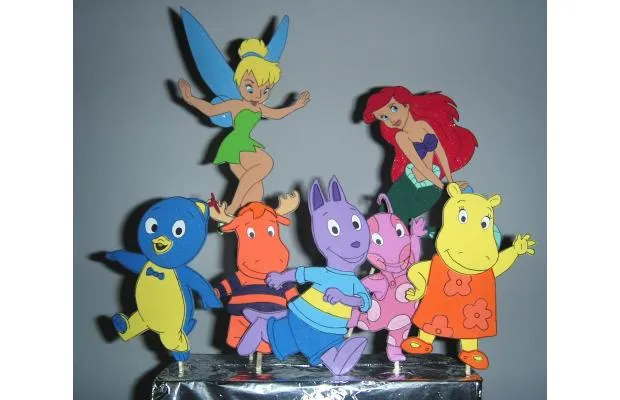 ARTENATOMANO - arte nacido de las manos: CENTROS DE TORTA GOMA EVA