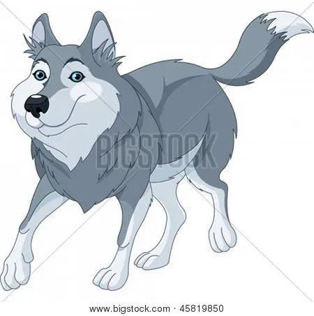 Dibujos animados de lobo - Imagui