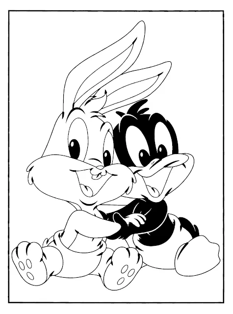 Dibujos animados looney tunes bebés para imprimir - Imagui