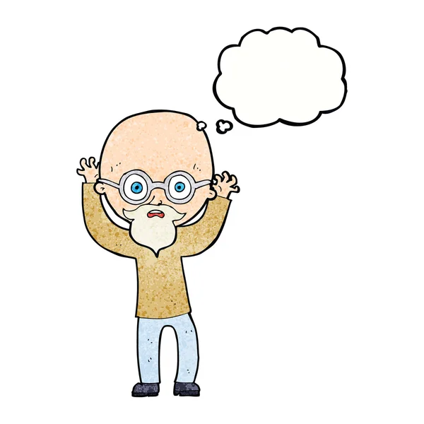 Dibujos animados a molesto hombre calvo — Vector stock ... Dibujos animados a molesto hombre calvo — Vector stock ...