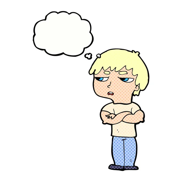 Dibujos animados a niño molesto con globo — Vector stock ... Dibujos animados a niño molesto con globo — Vector stock ...